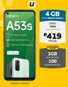 Oppo A53s LTE/HD Voice-On MTN Mega Gigs S