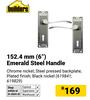Builders 152.4mm (6") Emerald Steel Handle