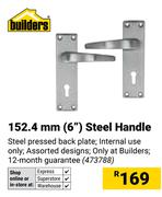 Builders 152.4mm (6") Steel Handle