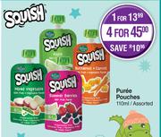 Squish Puree Pouches Assorted-110ml Each