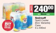 Smirnoff Spirit Cooler Cans-For 2 x 6 x 440ml