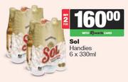 Sol Handies-For 2 x 6 x 330ml