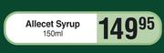 Allecet Syrup-150ml