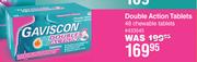 Gaviscon Double Action Tablets 48 Chewable Tablets