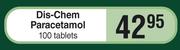 Dis-Chem Paracetamol 100 Tablets