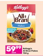 Kellogg's All Bran Flakes-750g Each