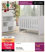 Mia Baby Cot & Mattress 10308729