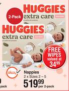Huggies Nappies-Per 2-Pack