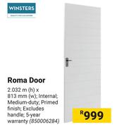Winsters Roma Door 850006284-2.032m(h) X 813mm(w)