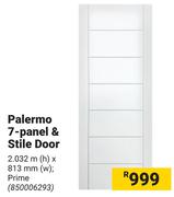 Palermo 7-Panel & Stile Door 850006293-2.032m (h) X 813mm(w)