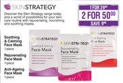 Skin Strategy Soothing & Calming Face Mask 1 Piece Or Rejuvenating Face Mask 1 Piece-For 1