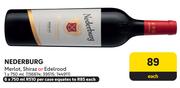 Nederburg Merlot, Shiraz Or Edelrood-750ml Each
