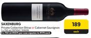 Saxenburg Private Collection Shiraz Or Cabernet Sauvignon-750ml Each