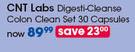 CNT Labs Digesti-Cleanse Colon Clean Set Capsules-30's Per Pack