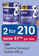 USN Creatine Transport System-2X650g