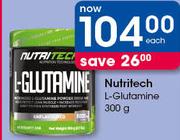 Nutritech L-Glutamine-300g Each