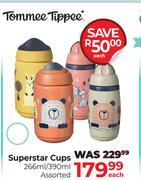 Tommee Tippee Superstar Cups Assorted-266ml/390ml Each