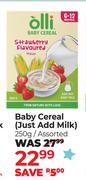 Olli Baby Cereal (Just Add Milk) Assorted-250g