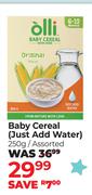 Olli Baby Cereal (Just Add Water) Assorted-250g