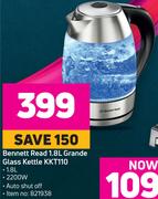  Bennett Read 1.8L Grande Glass Kettle KKT110