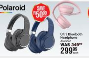 Polaroid Ultra Bluetooth Headphone Assorted-Each