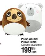 Plush Animal Pillow 30cm-Each