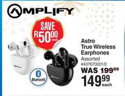 Amplify Astro True Wireless Earphones Assorted-Each