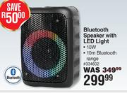 Bluetooth Speaker With LED Light 