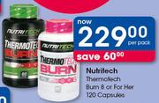 Nutritech Thermotech Burn 8 Or For Her-120's Capsules Per Pack