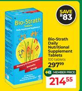 Bio-Strath Daily Nutritional Supplement Tablets 100 Tablets