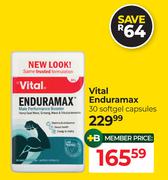 Vital Enduramax 30 Softgel Capsules