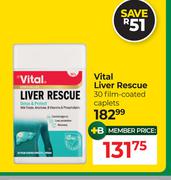 Vital Liver Rescue 30 Film Coated Caplets