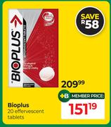 Bioplus 20 Effervescent Tablets