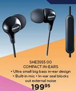 Philips SHE3555 00 Compact In Ears