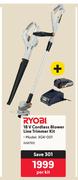 Ryobi 18V Cordless Blower Line Trimmer Kit XGK-001-Per Kit