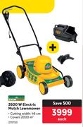 Trimtech 2600W Electric Mulch Lawnmower-Each