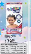 Baby Things Nappy Pants Sizes 3-6-Per Pack
