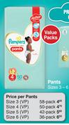 Pampers Pants Sizes 3-6-Per Pack