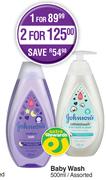 Johnson's Baby Wash Assorted-500ml