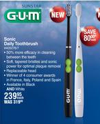 G.U.M Sonic Daily Toothbrush-Each