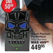 USN Qhush Platinum Pre-Workout Assorted-300g