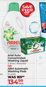 Ariel Auto Concentrated Washing Liquid 2L Or Allin1 Automatic Washing Pods 21 Pods-Each