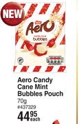 Nestle Aero Candy Cane Mint Bubbles Pouch-70g Each