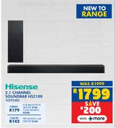 Hisense 2.1 Channel Soundbar HS2100
