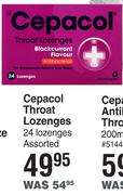 Cepacol Throat Lozenges 24 Lozenges Assorted
