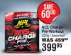 NPL N.O. Charge Pre-Workout Assorted-420g