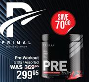 Primal Pre-Workout Assorted-510g