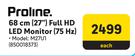 Proline 68cm (27") Full HD LED Monitor 75Hz M27U1