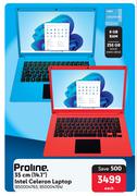 Proline 35cm (14.1") Intel Celeron Laptop