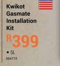 Kwikot Gasmate 5Ltr Gas Water Heater Installation Kit